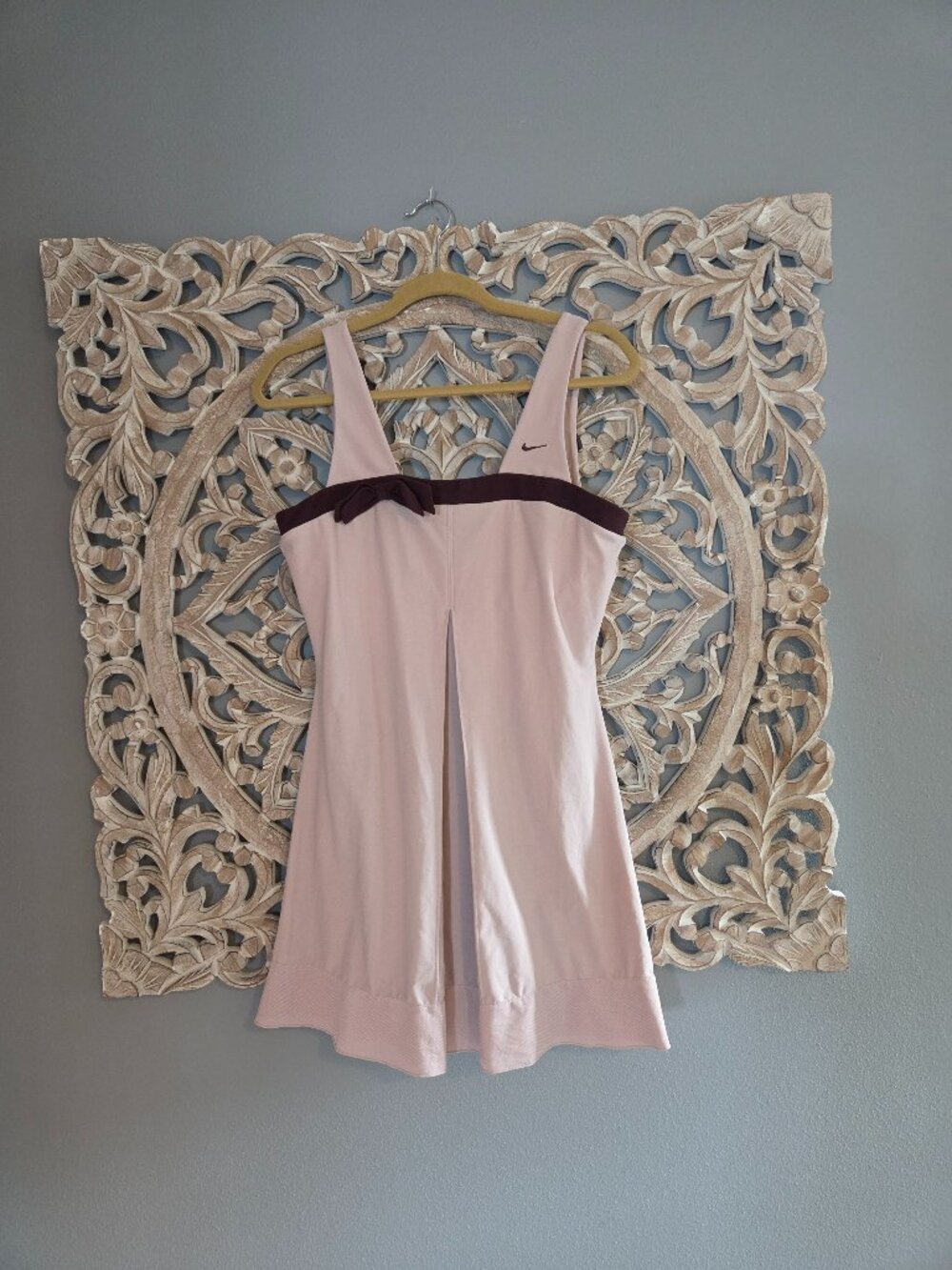 vintage light pink Nike tennis dress women's XL
